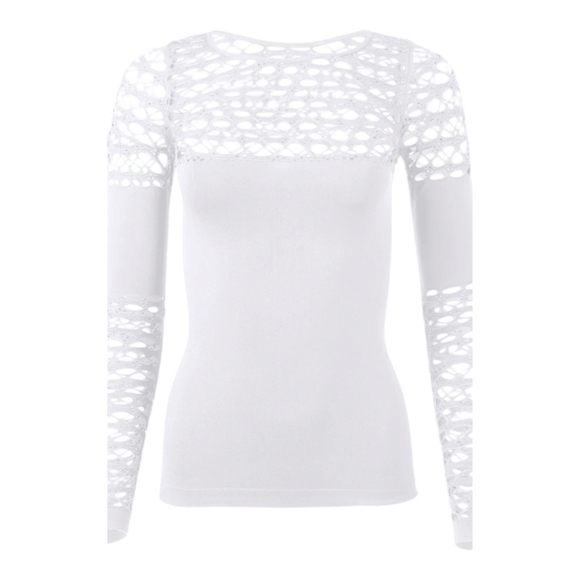 Seamless Fitted Cutout Top Sz Medium - Picture 1 of 6